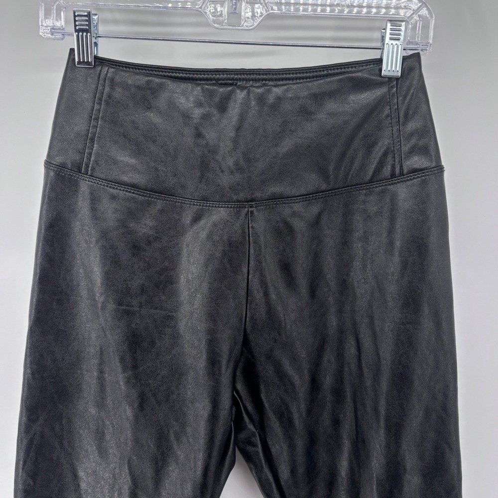 BP High Waisted Faux Leather Leggings Black Medium‎ Pants Career Casual 30x27
